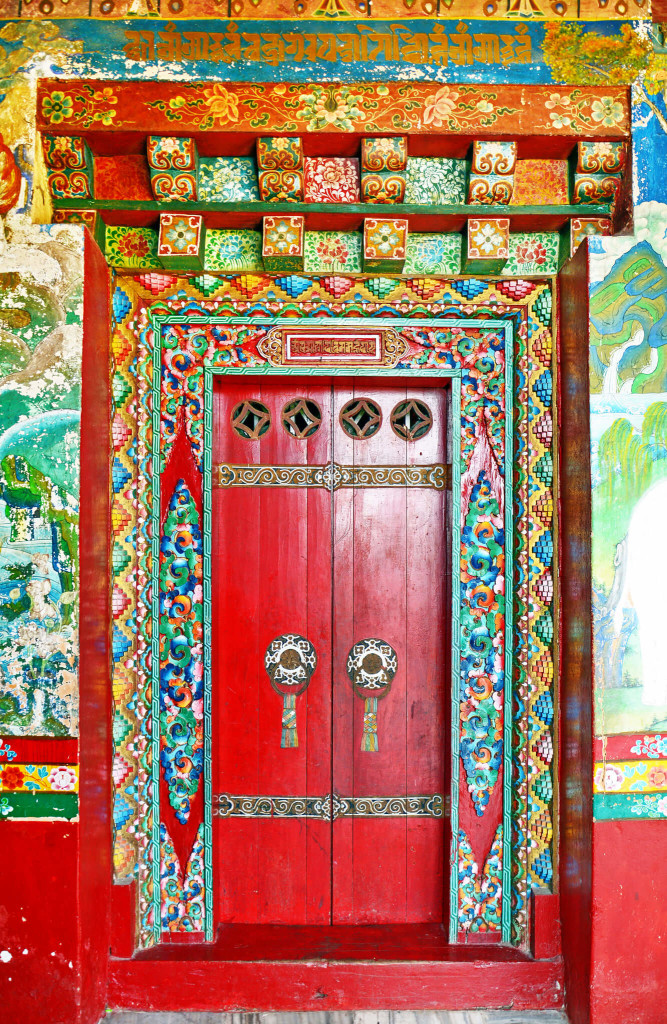 Tibet Lhasa Colorful Doors