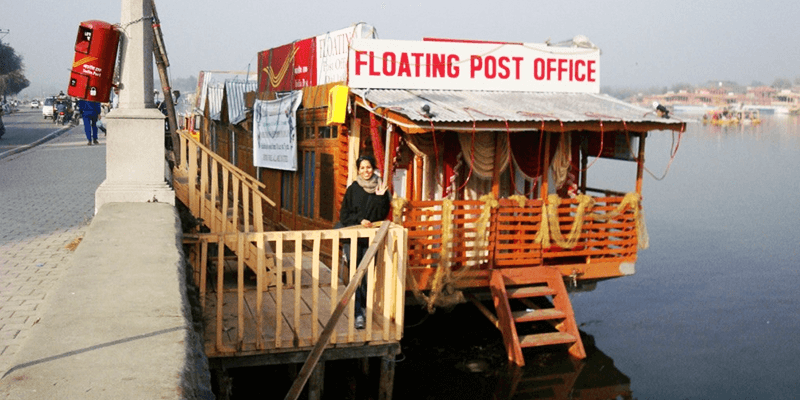 Floating Post Office Kashmir