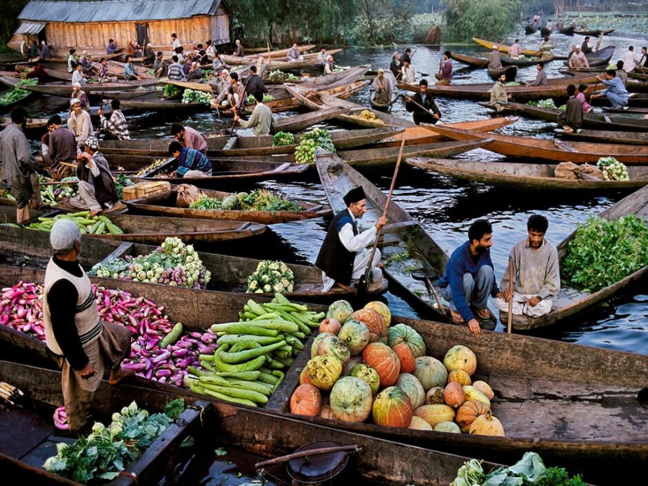 Srinagars Floating Market