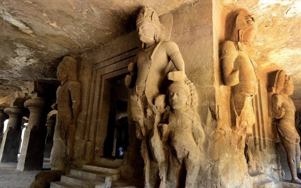 Elephanta Caves Sculptures Mumbai