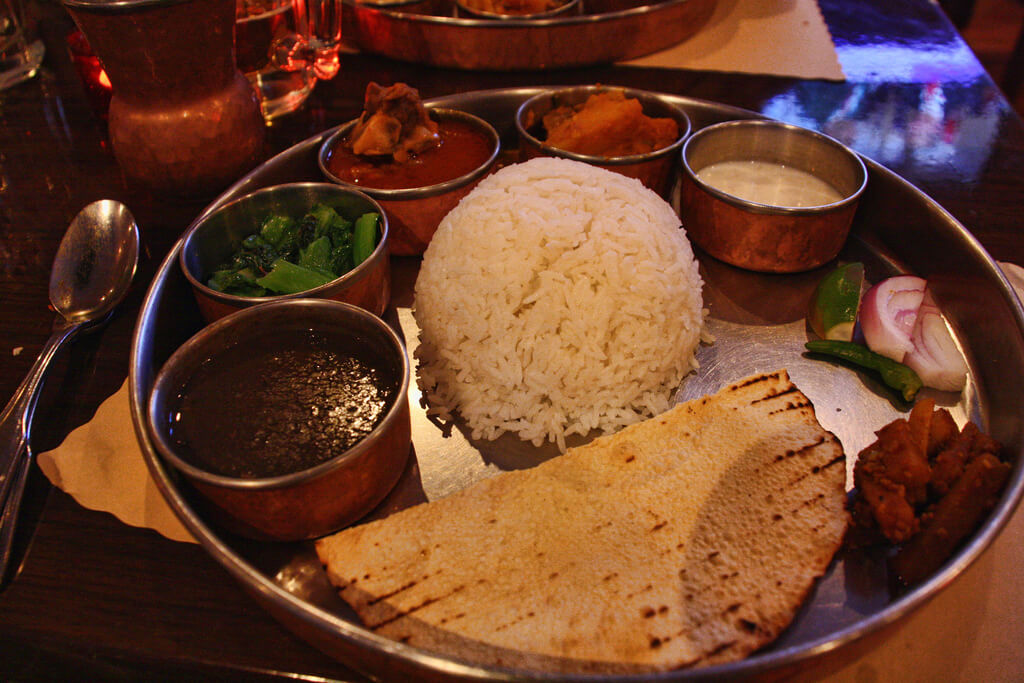 Nepali Thali, Darjeeling