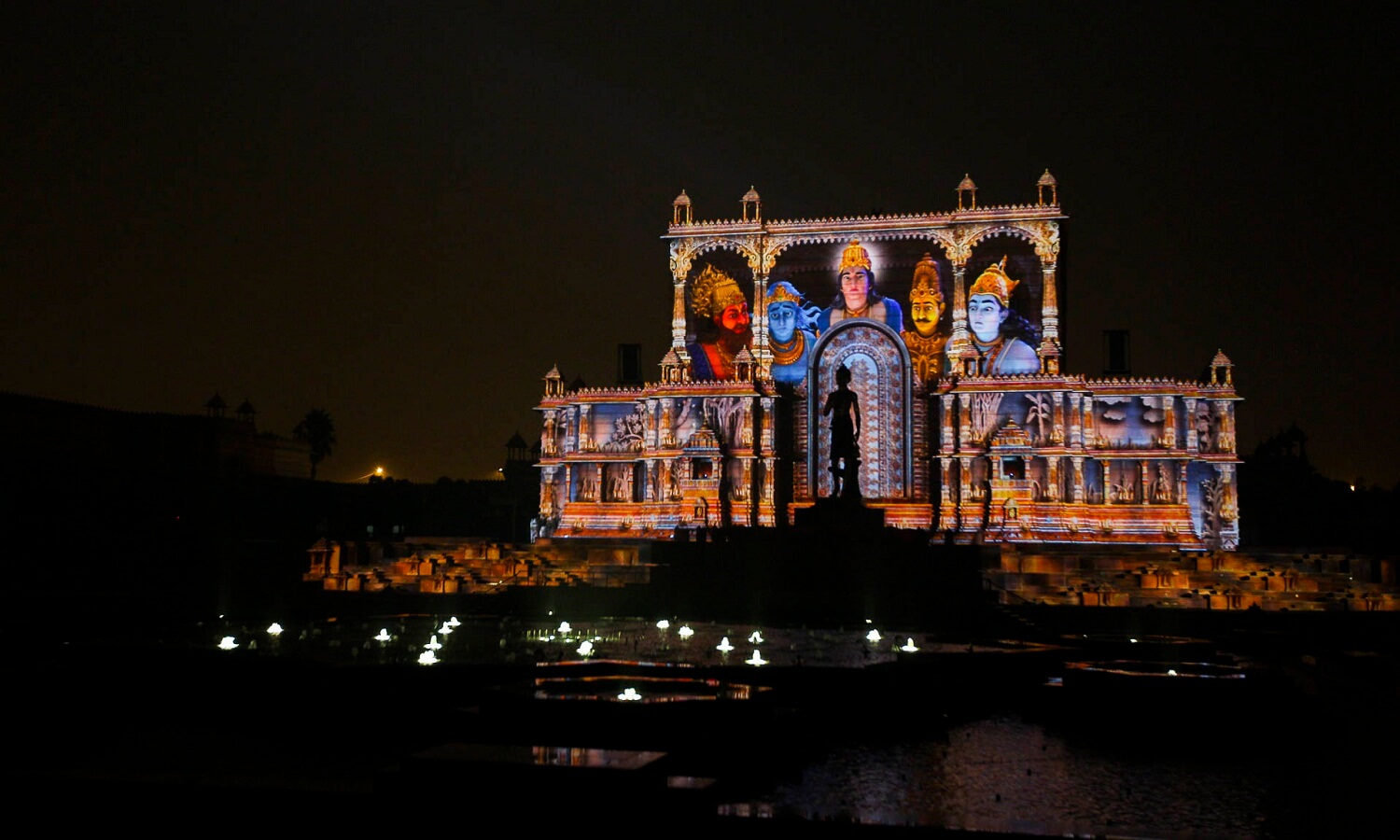 Akshardham Musical Fountain Show