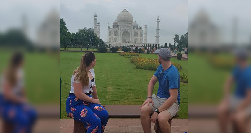 Viewing the Taj Mahal