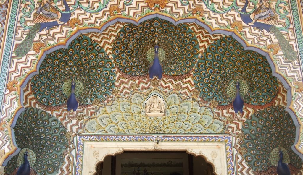 Peacock gate in city Palace1024