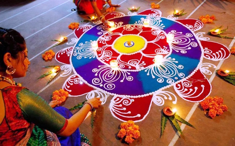 Rangoli Creation