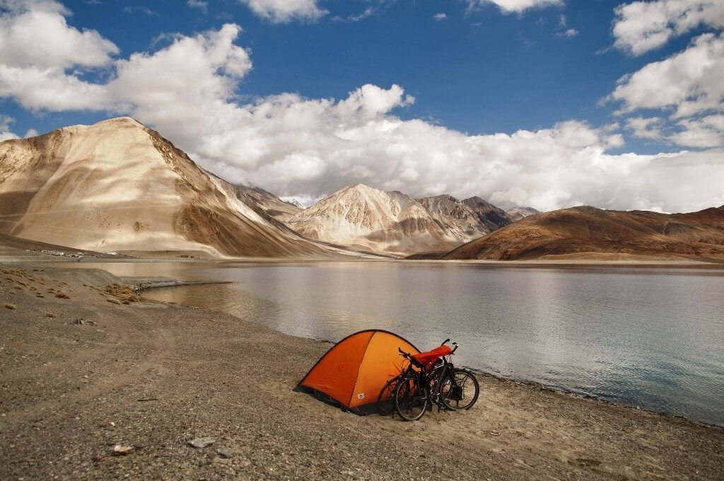 Camping Pangong Lake, Ladakh