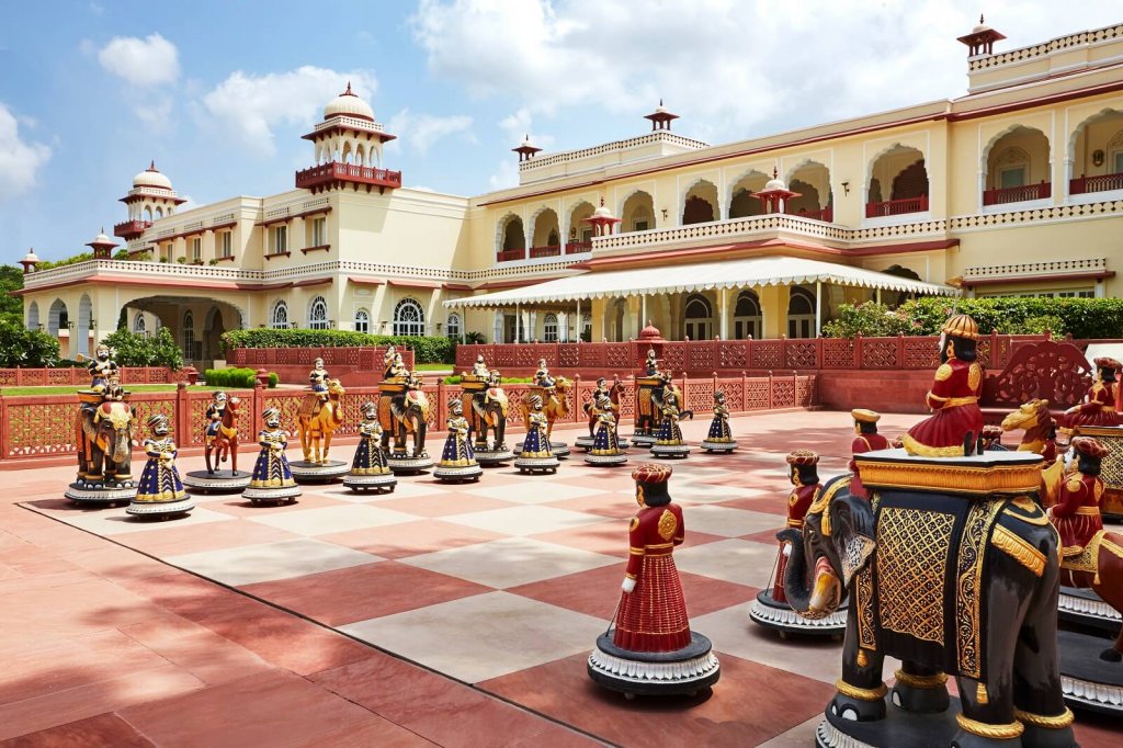 Chessboard Game at Jai Mahal Palace