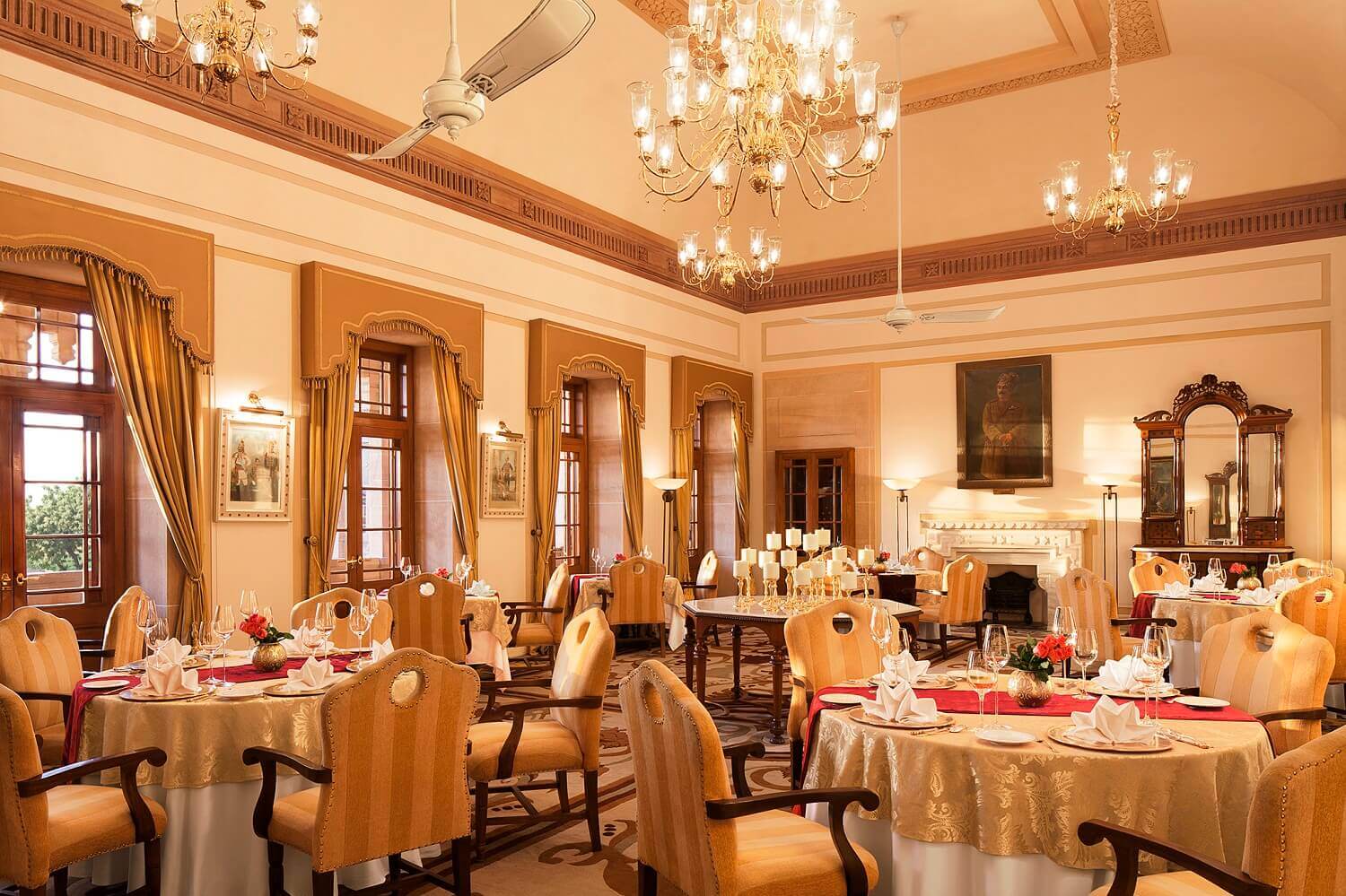 Dining at Umaid Bhawan Palace