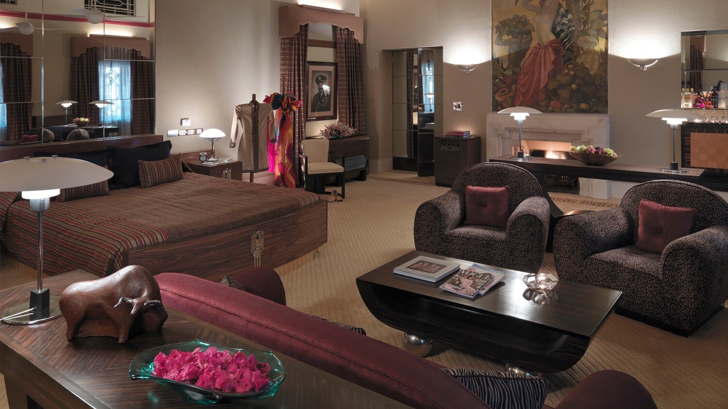 Maharaja Suite Bedroom at Taj Umaid Bhawan Palace