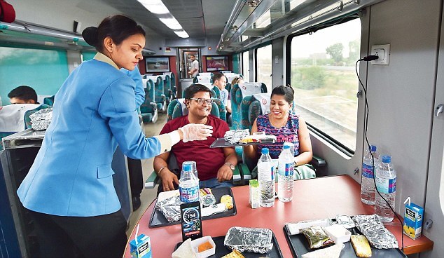 The Train hostesses of Gatimaan Express