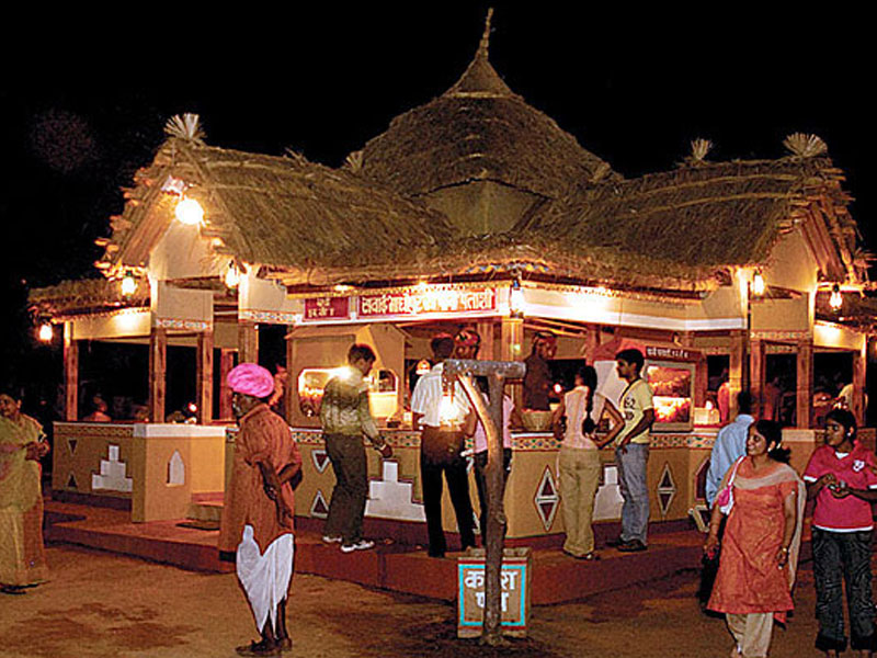 chauki-dhani-villiage-huts-jaipur