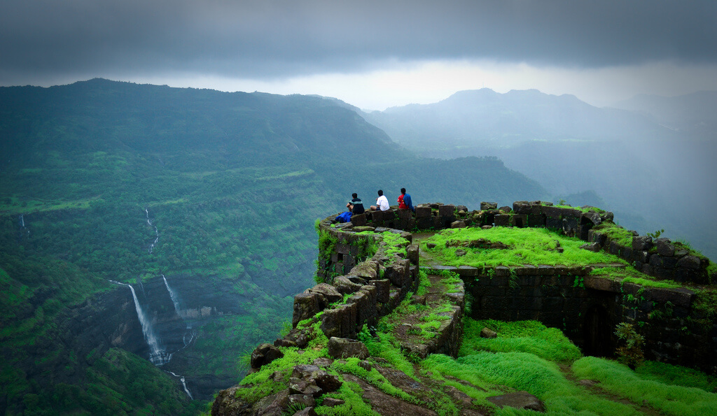 Rajamachi Fort in Monsoon, Lonavala