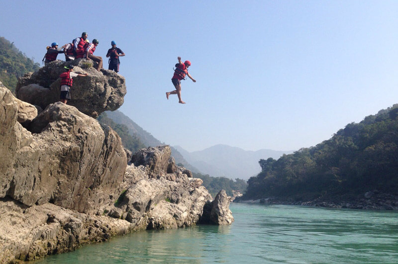 Cliff Jumping Rishikesh