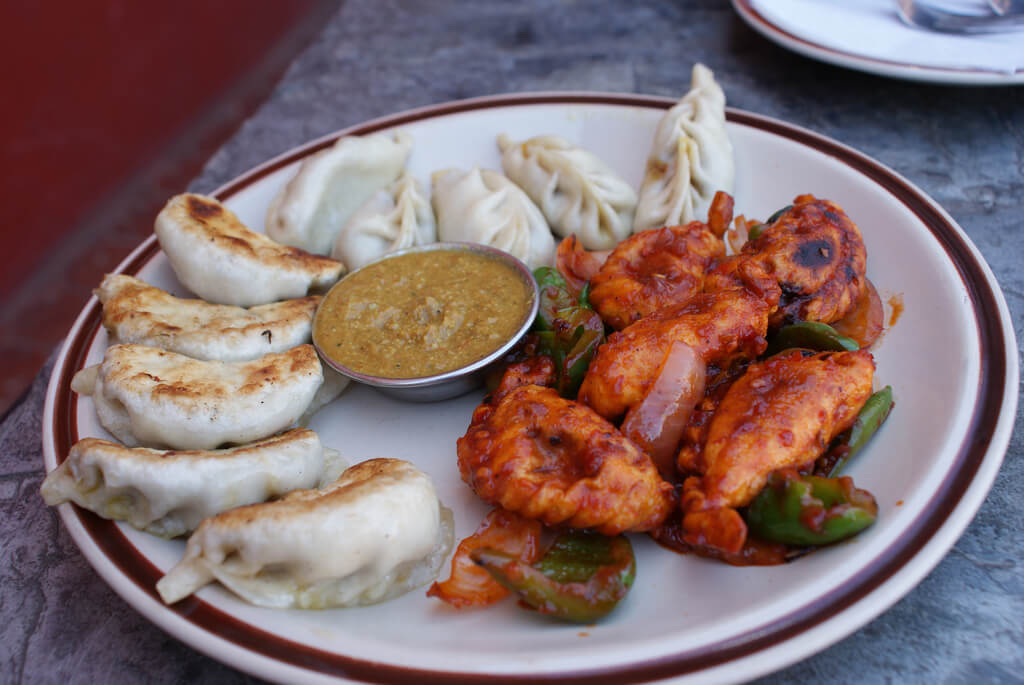 Momos in Nepal