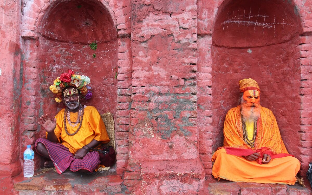 Sadhus at Pashupatinath Temple