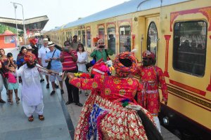 welcome ceremony at pow