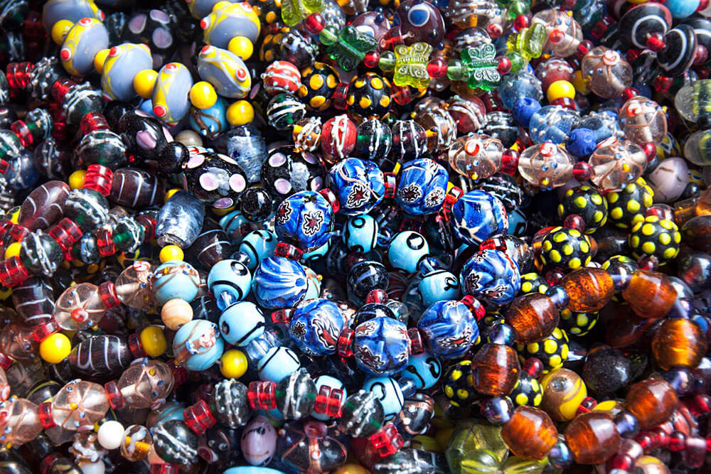 Glass Beads in Varanasi