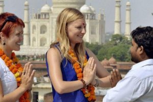Foreigners Saying Namaste