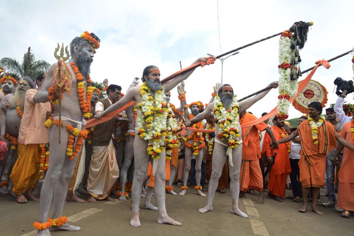 Sadhu Activities in Kumbh
