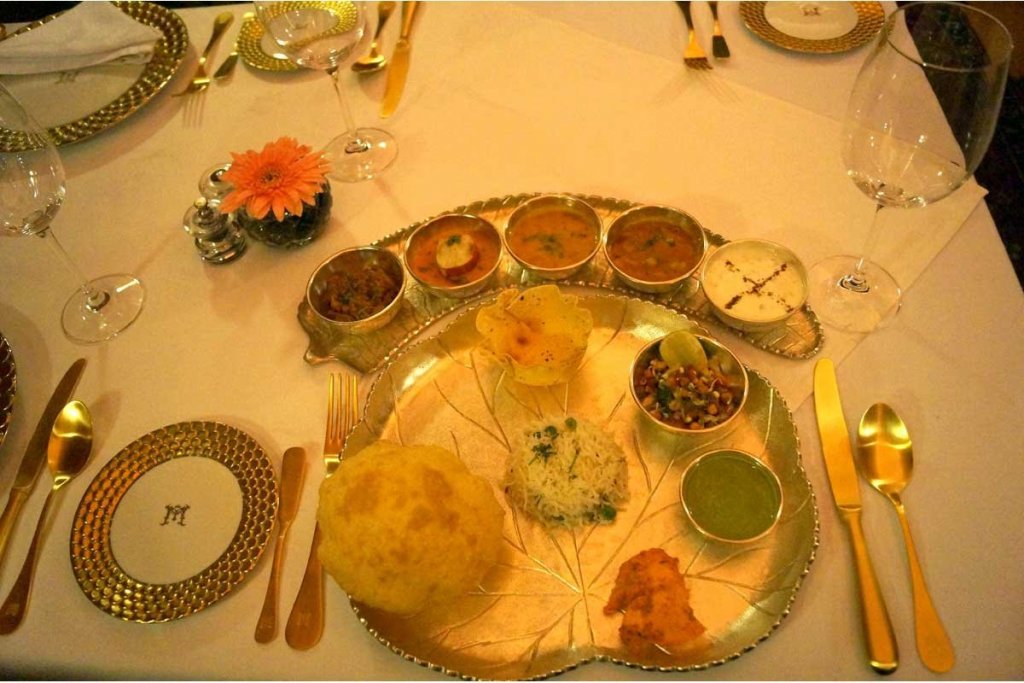 Meal on Maharajas' Express