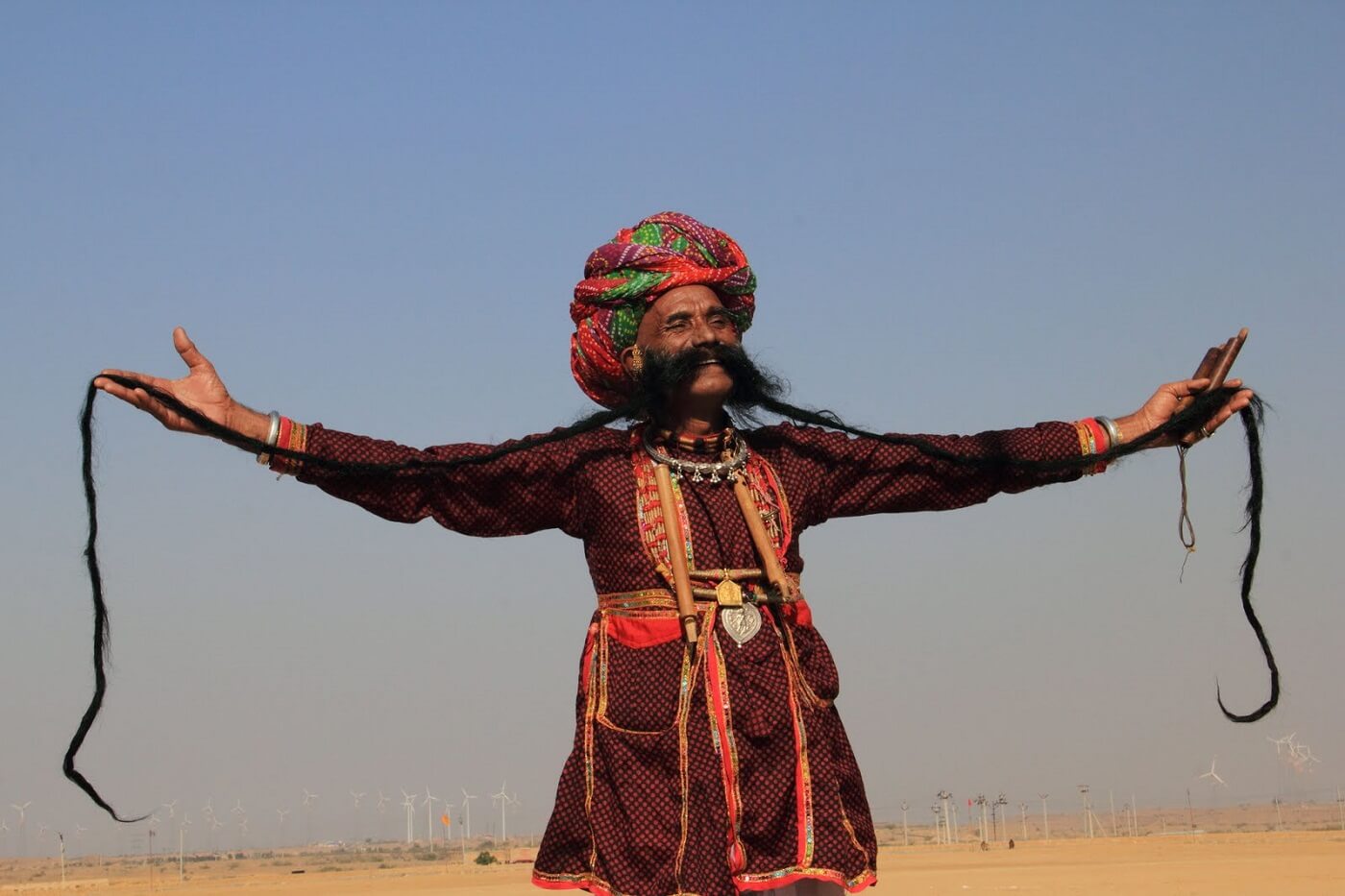 Moustache Competition at Jaisalmer Desert Festival