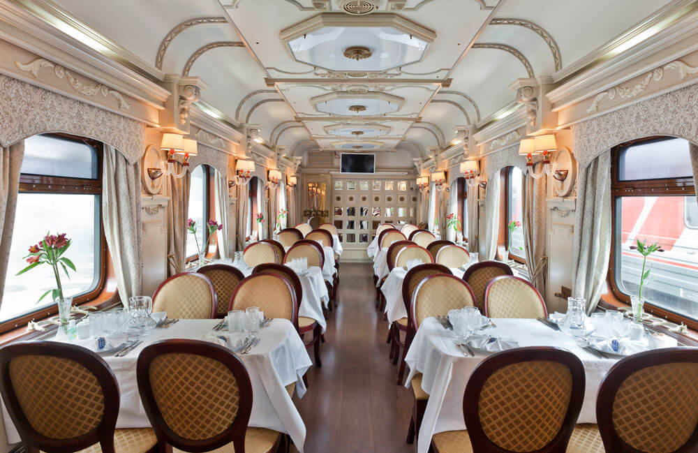Golden Eagle Luxury Train Dining