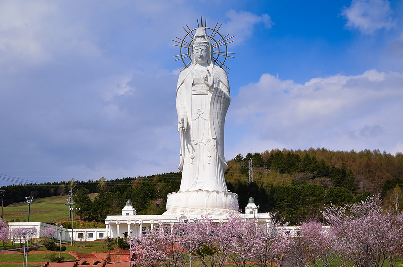 Dai Kannon of Kita no Miyako Park Statue