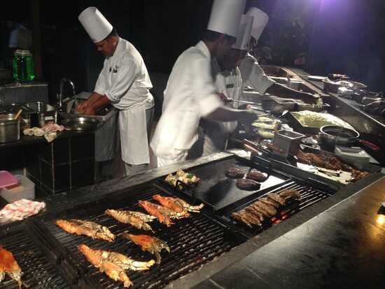 Goa Live Barbeque Food