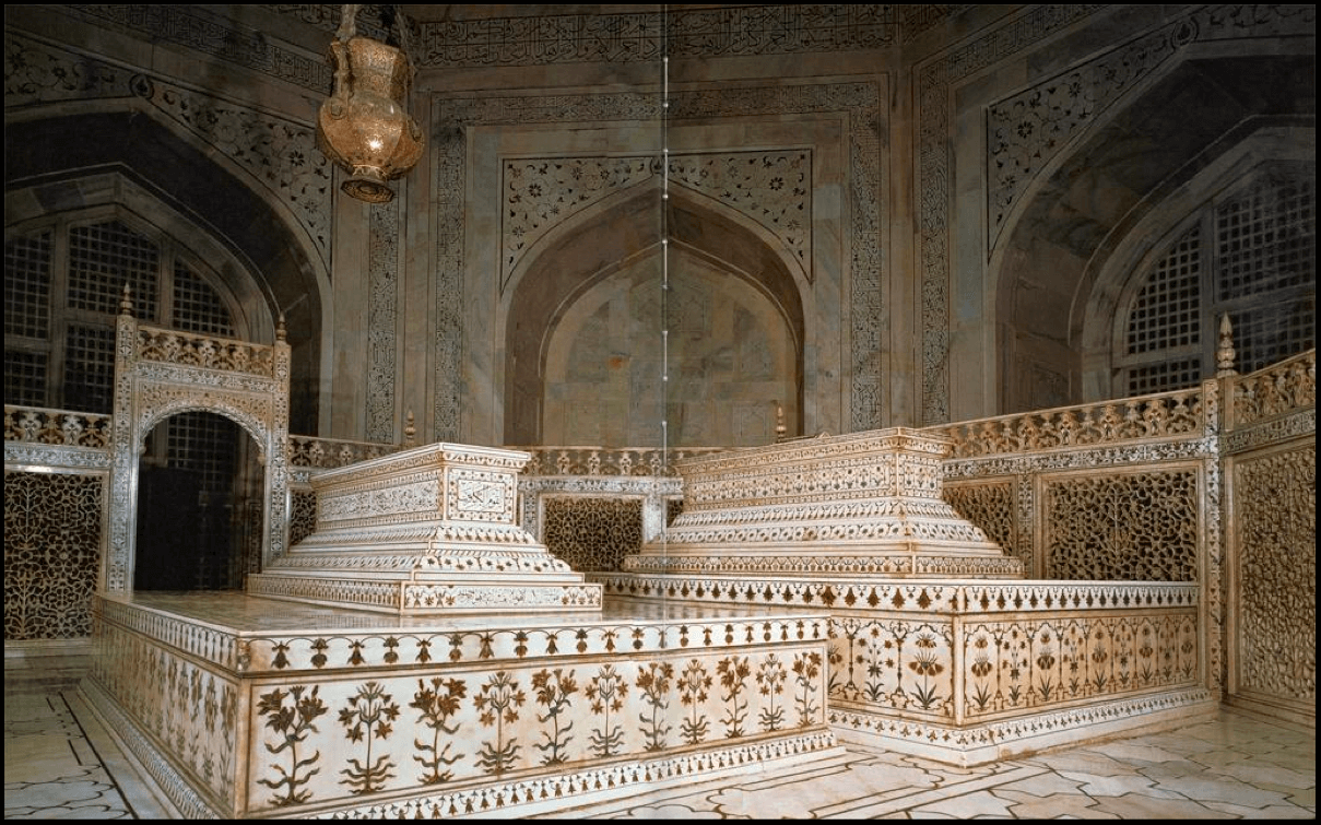 Burial of Mumtaz Mahal and Shah Jahan