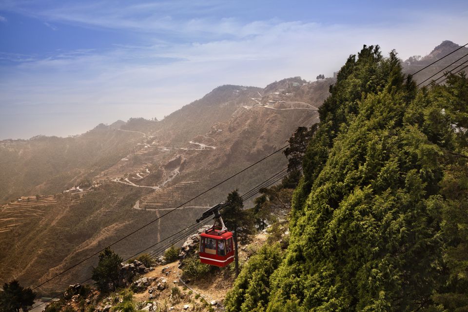 Cable Car Ride at Mussoorie Gun Point Hill