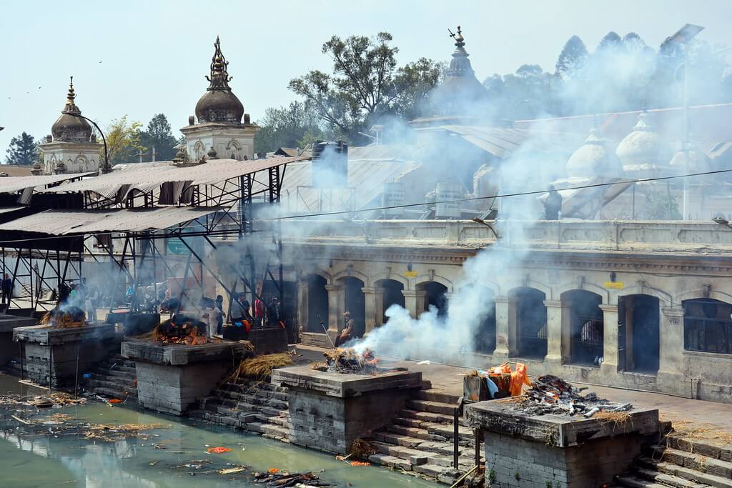Cremation Site at Bagmati River, Nepal