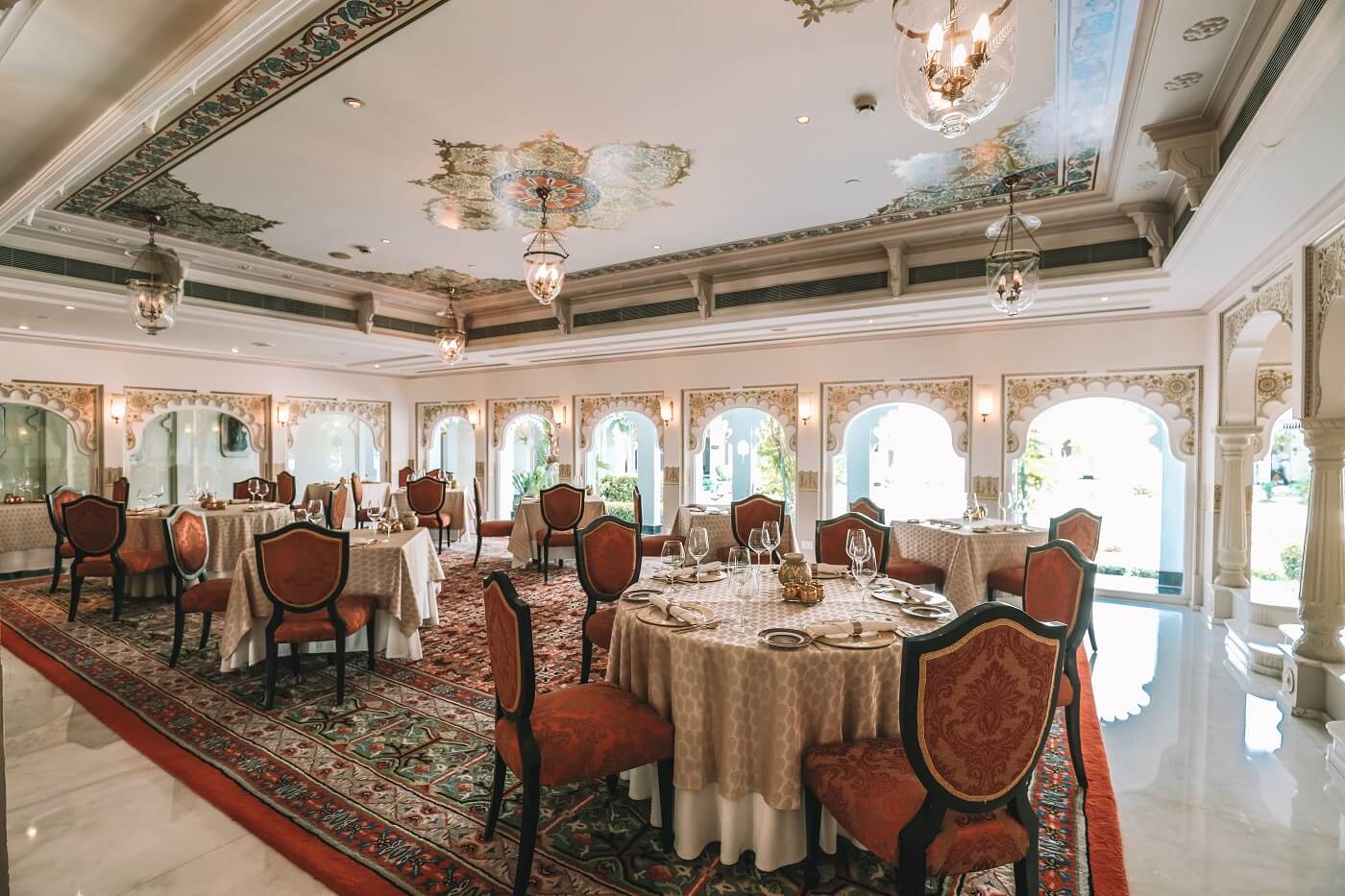 Restaurant at Taj Lake Palace, Udaipur