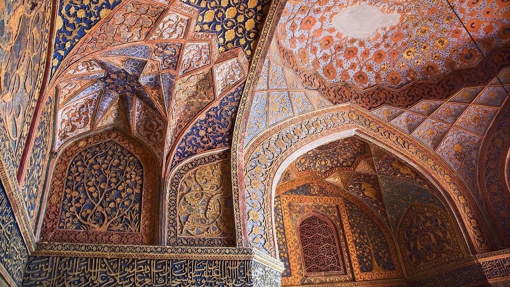 Geometric Panel Designs of Floral with Calligraphic and Subtle Designs