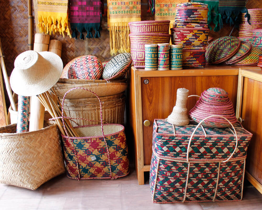 Bamboo Cane Items, Bhutan