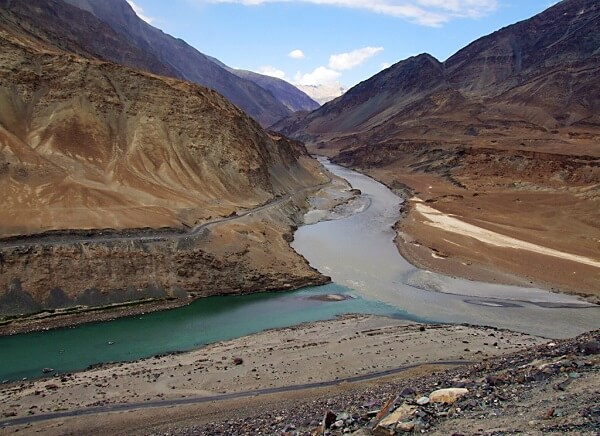 Sangam of Zanskar and Indus River