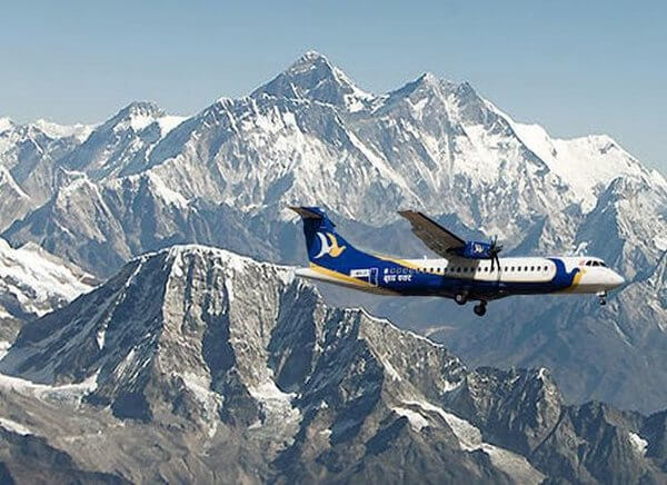 Mount Everest View by Plane